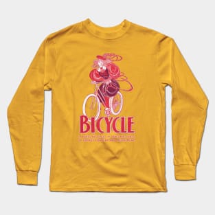 Lispe Bicycle Victorian Rider Long Sleeve T-Shirt